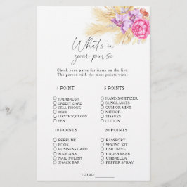 Boho Grass - Was steckt in deinem Handtaschenspiel