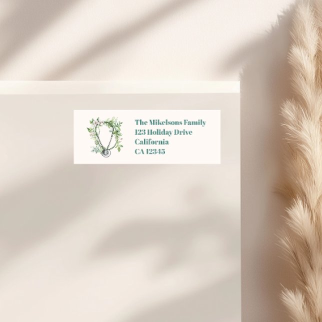 Boho Green Watercolor Nursing School Graduate (Von Creator hochgeladen)