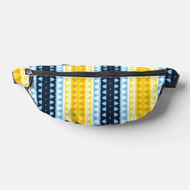 Boho Groovy Geometric Abstrakt AroAce Pride Flag Bauchtasche (Ablage )