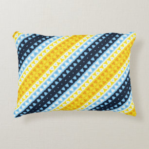 Boho Groovy Geometrische Abstrakte AroAce Pride-Fl Dekokissen