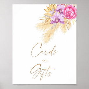 Boho-Grün - Karten und Geschenke Poster