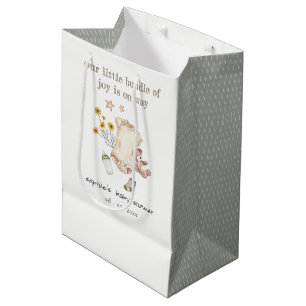 Boho-Grüne Babykleidung Geschlechtsneutrale Babypa Mittlere Geschenktüte