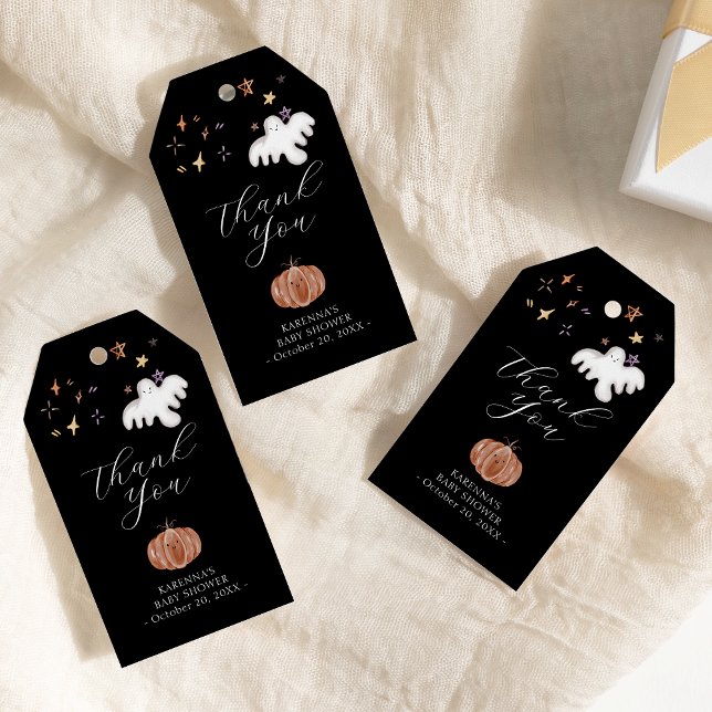 Boho Halloween Babydusche Danke Geschenkanhänger (Von Creator hochgeladen)