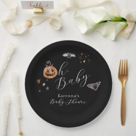 Boho Halloween Gender Neutral Oh Baby Dusche Pappteller