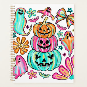Boho Halloween Pumpkin Ghost Planer