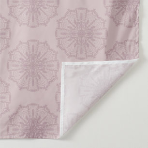 Boho-Handzeichnung Mandala-Kunst Blush gedämpftes  Wandteppich