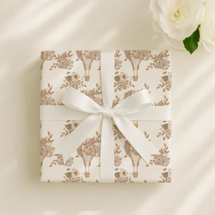 Boho Heißluftballon, geschlechtsneutrales Kinderzi Geschenkpapier