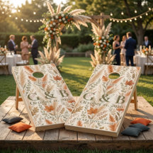 Boho-Herbst-Blumen-Hochzeit