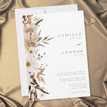 Boho-Herbst-Blumen-Neutrale-Rustikale-Hochzeit