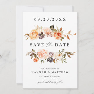 Boho-Herbst-Save-the-Date, Foto-Save-the-Date Einladung