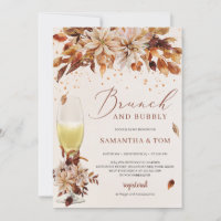 Boho Herbst und Herbst Blume Brunch und Bubbly
