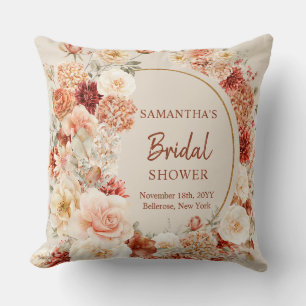 Boho Herbstgarten Gewürze Orangenrost Kissen