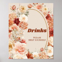 Boho Herbstgarten Gewürze Orangensaft, beige Rostg