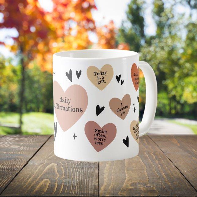 Boho Herz Zitat Geschenk, Lehrernachweis Kaffeetasse (Von Creator hochgeladen)