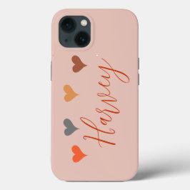 Boho Herzen mit Namen Brauch Case-Mate iPhone Hülle