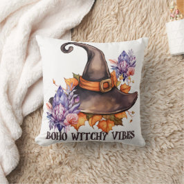 Boho-Hexen-Vibes Halloween Kissen