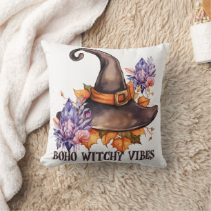 Boho-Hexen-Vibes Halloween Kissen