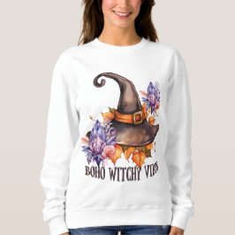 Boho-Hexen-Vibes Halloween Sweatshirt