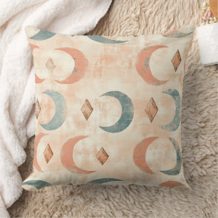 Boho-Himmels-Blumen-Mond-Muster (6) Kissen