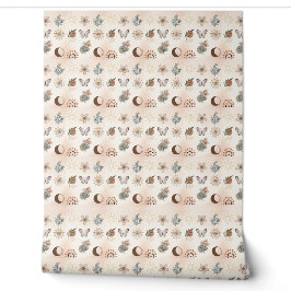 Boho-Himmels-Blumenmuster Tapete