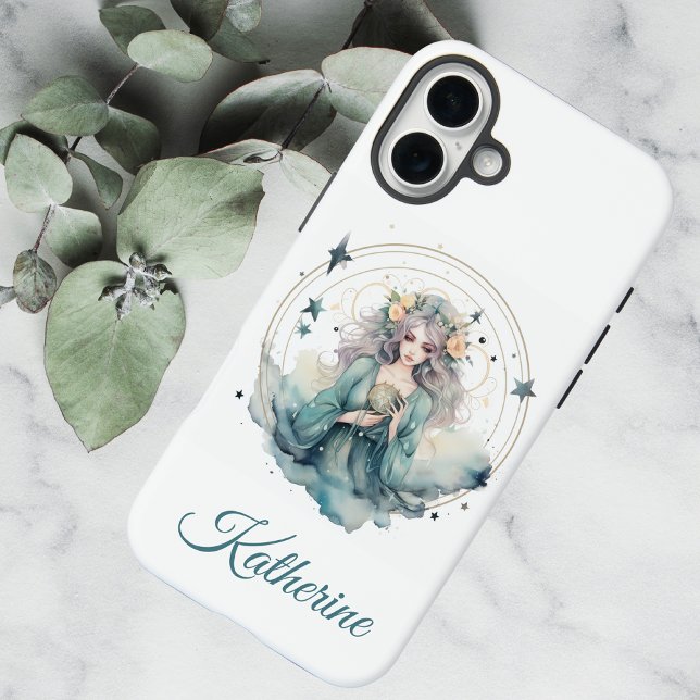Boho Himmelshexen-Name iPhone 16 Plus Hülle (Von Creator hochgeladen)