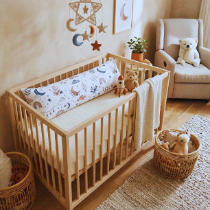 Boho Himmelskörper-Kissen Neutraler Mond und Ste Seitenschläferkissen