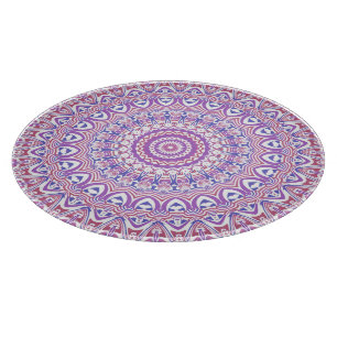 Boho Hippie Funky Groovy Bohemian Kaleidoskop Schneidebrett
