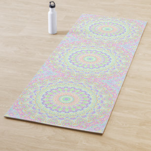 Boho Hippie Rainbow Mandala Yogamatte