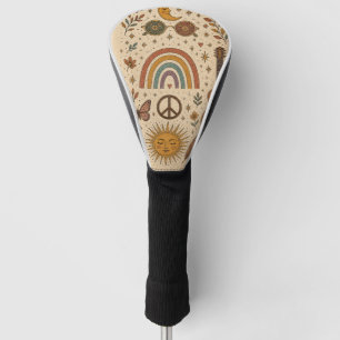 Boho Hippie Vintage Retro Golfbezüge Golf Headcover