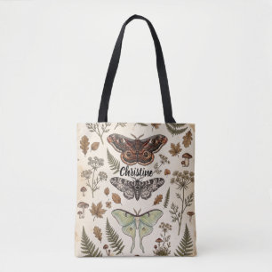 Boho Hippie Witchy Mystische Motten Tasche