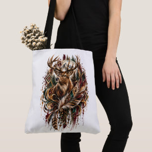 Boho-Hirsch, Träumend von Hirschen Tasche