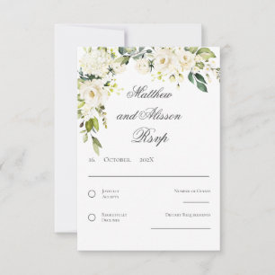 Boho-Hochzeit-RSVP-Karte RSVP Karte