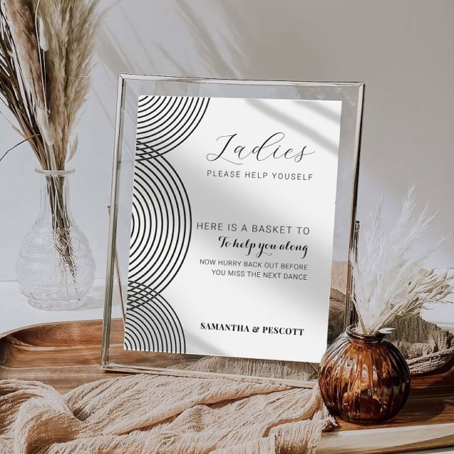 Boho Hochzeitsbadezimmerzeichen Poster (Von Creator hochgeladen)