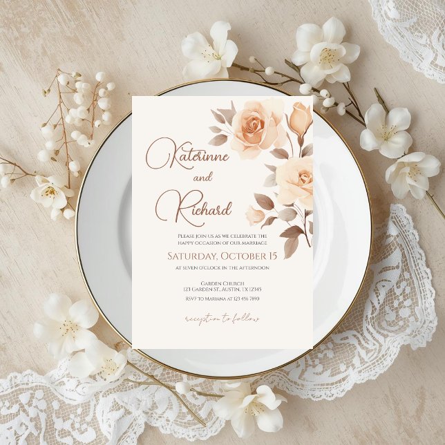 Boho-Hochzeitseinladung Einladung (Von Creator hochgeladen)