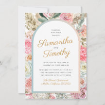 Boho-Hochzeitseinladung
