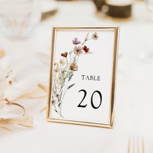 Boho-Hochzeitstisch-Nummer
