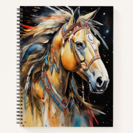 Boho Horse-Notebook Notizbuch