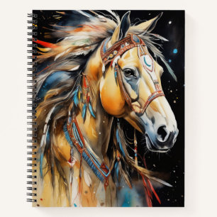 Boho Horse-Notebook Notizbuch