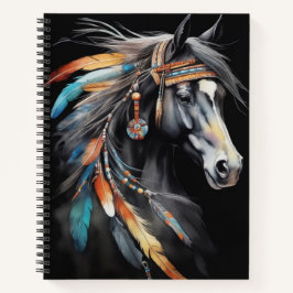 Boho Horse-Notebook Notizbuch