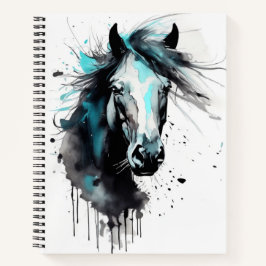Boho Horse-Notebook Notizbuch