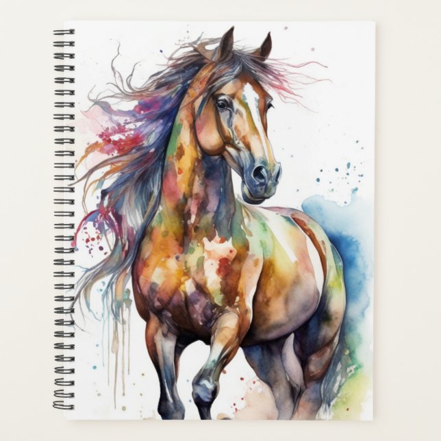 Boho Horse Planner Planer (Vorderseite)
