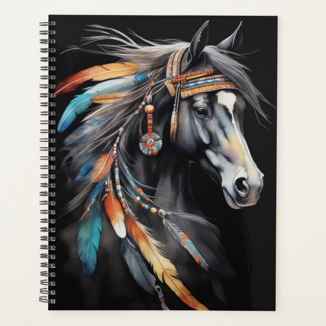 Boho Horse Planner Planer (Vorderseite)