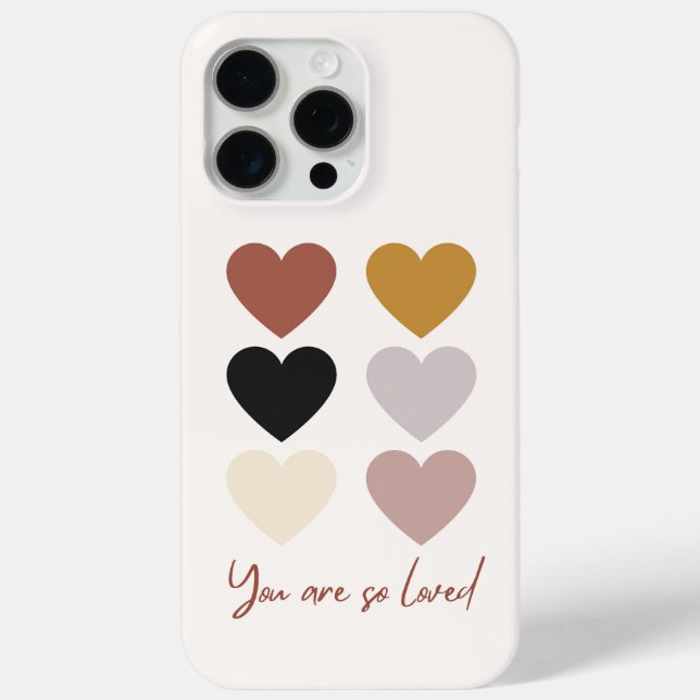 Boho Hört Liebe positives Zitat Sie sind so gelieb Case-Mate iPhone Hülle (Rückseite)