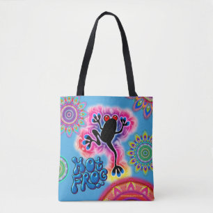 Boho Hot Frog Surf psychédélique Sac fourre-tout b