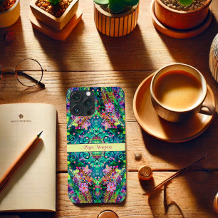 Boho Hübsch Floral Stilvoller Name Case-Mate iPhone Hülle