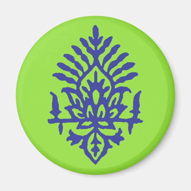Boho India Block Print Magnet (Vorne)