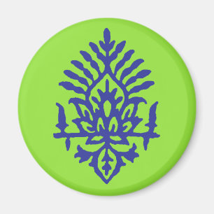 Boho Indien Blockdruck Magnet
