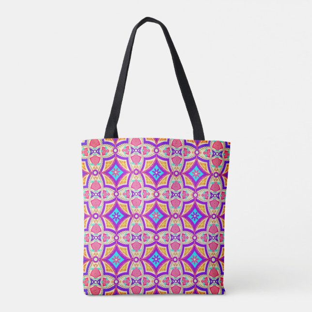 Boho-Insel-Stammes-Sommer-Tasche Tasche (Rückseite)
