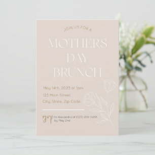 Boho Inspiriert Mütter Tag Brunch Einladung