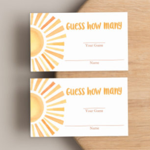 Boho jaune clair soleil devine combien de cartes